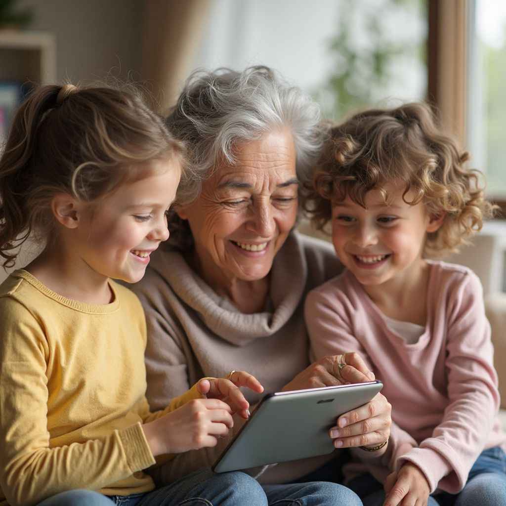 Grandmother with Grandchildren